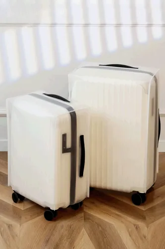 Miniatura 4 de 20 22 24 28 pulgadas equipaje cubierta protector bolsa EVA plástico transparente maleta cubierta protectores viaje equipaje manga protector