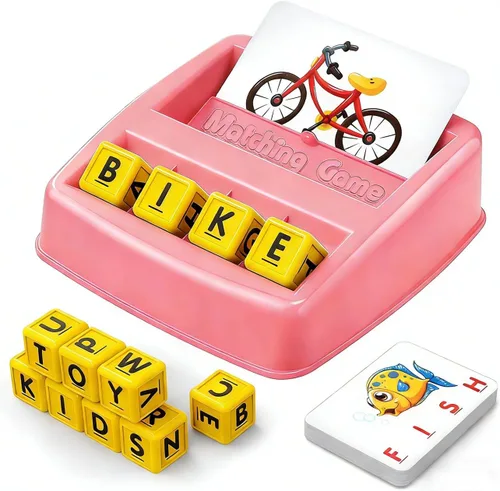 Miniatura 8 de NARRIO Juguetes educativos para niños de 3, 4, 5 años, juego de letras coincidentes, juguetes de aprendizaje ABC para preescolar para niños de 4 a 8