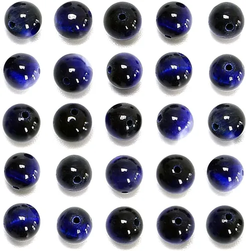 Miniatura 33 de NCB - 200 cuentas sueltas de turquesa africana de 0.15 pulgadas (4 mm) para joyería, cuentas semipreciosas naturales redondas y suaves con espaciador