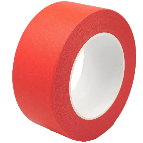 Miniatura 20 de Paquete de 2 Cintas Naranjas para Pintores de 1 pulgada de Ancho, Cinta de Enmascarar de 1 pulgada X 55 Yardas X 2 Rollos, Cinta de Papel Naranja
