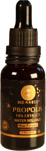 Miniatura 2 de Extracto de propóleos, 15% soluble en agua, 1.0 fl oz/1 fl.oz, Kosher OU