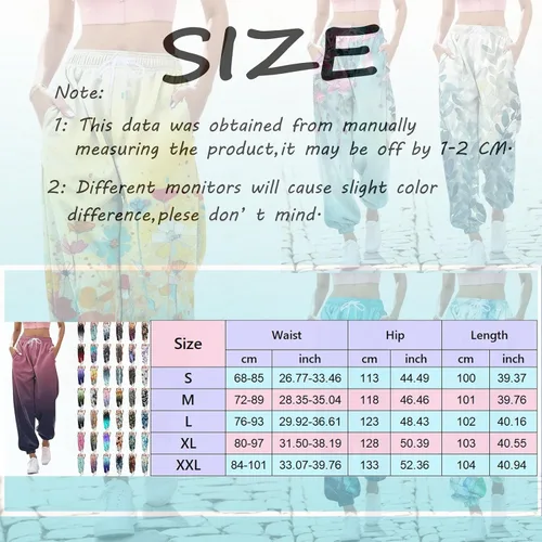 Miniatura 4 de DSODAN Sweatpants for Women Cinch Bottom Drawstring Elastic Waist Pants Sporty Athletic Joggers Trousers with Pockets