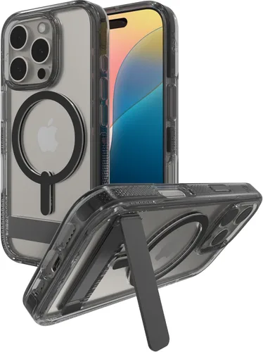 Miniatura 31 de ZAGG Santa Cruz Snap - Funda con función atril para iPhone 16 Pro Max, compatible con MagSafe, protección contra caídas de grado militar de 13 pies