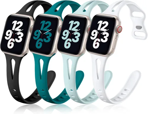 Miniatura 9 de Getino Compatible con Apple Watch Band 1.57, 1.49, 1.61, 1.65 pulgadas iWatch Series 11, 10, 9, 8, 7, 6, 5, 4, 3, 2, 1 SE, para mujeres, correas