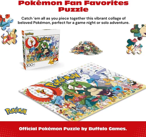Miniatura 2 de Buffalo Games - Rompecabezas de Pokémon, 300 piezas