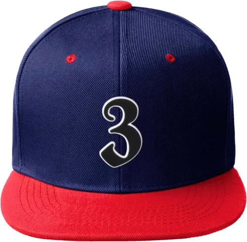 Miniatura 165 de Daxton Gorra clásica con visera de billete plano con letras del alfabeto inglés antiguo de la A a la Z