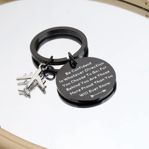 Miniatura 4 de LQRI Future Pilot Gift - Nuevo regalo de piloto, regalo de graduación de piloto, ten confianza en cualquier dirección que elijas ir, Medio