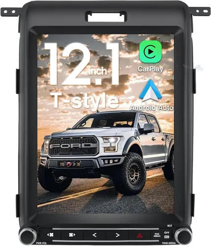 Android 13 coche estéreo para Ford F150 2013 2014 12.1 pulgadas pantalla táctil 8core CPU soporte CarPlay Android reproductor multimedia auto
