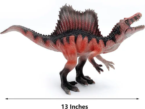 Miniatura 9 de Gemini&Genius Spinosaurus - Juguete de dinosaurio para niños, figura de acción realista de espinosaurio con mandíbula móvil, regalo de exhibición