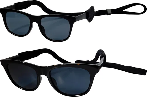 Miniatura 18 de G006 Disfraz para perro y mascota, estilo retro de los años 80, lentes de sol ajustables para razas medianas de 20 a 40 libras, para fiesta, Panto