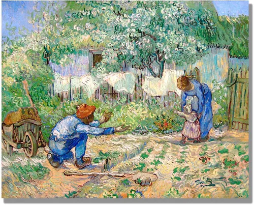Miniatura 34 de ELITEAART- La noche estrellada por Vincent Van Gogh, pintura al óleo, reproducción de pintura al óleo, impresión en lienzo giclée, tamaño marcado