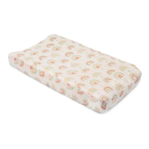 Miniatura 21 de Funda para cambiador Crane Baby, 100% exterior de sarga de algodón, temática de vida en la playa, 40.6 cm x 81.3 cm, fundas ajustadas