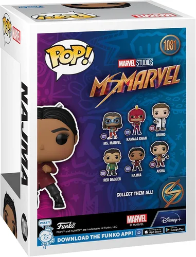 Miniatura 3 de Funko Pop Television: Ms. Marvel - Najma - Figura de vinilo coleccionable - Idea de regalo - Producto oficial - Juguetes para niños y adultos - Fans