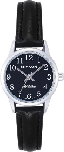 Miniatura 10 de Miykon Dainty Minimalist Dress Watches for Women – Small Easy Reader Analog Watch with Genuine Leather Strap and Second Hand – Japanese Quartz
