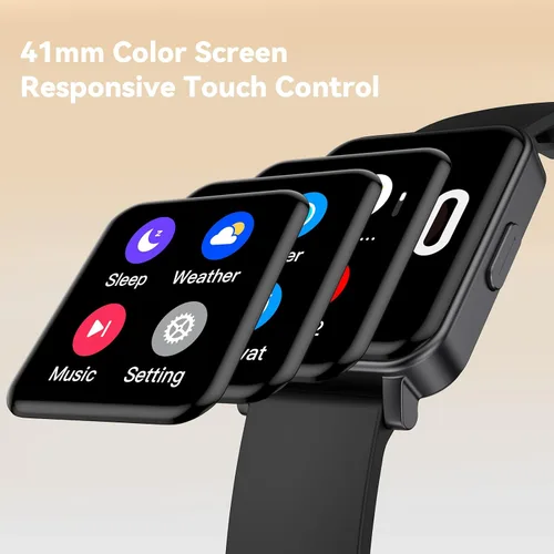 Miniatura 6 de DAVIKO Reloj inteligente para personas mayores, no requiere aplicación/teléfono, podómetro, impermeable, rastreador de fitness con contador