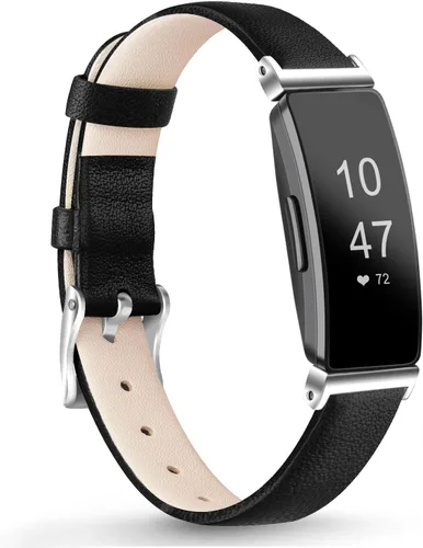 Tobfit Correa de cuero para Inspire 2 bandas para mujer, correas de repuesto de cuero suave y delgado para Inspire HR/Inspire/Ace 2 Fitness Tracker