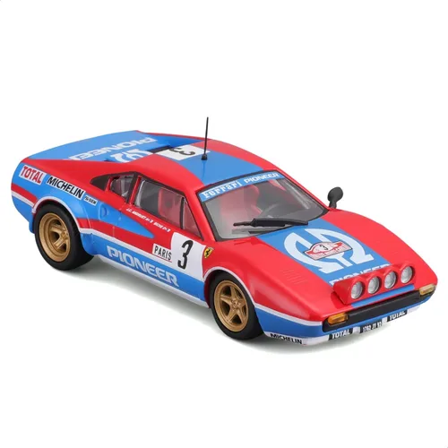 Miniatura 2 de Bburago Ferrari Racing 308 GTB (1982) Super Car - Escala 1:43 - Increíblemente detallada réplica de fundición a presión modelo coleccionable