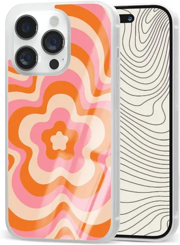 Miniatura 24 de Fundas de teléfono con estampado de flores Kawaii para niñas estéticas iPhone 11 12 13 14 Pro Max Plus Mini X 7 8 SE, Samsung A02 A10 A13 A42 A51