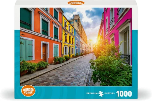 Miniatura 2 de Wonder Forge Rue Cremieux Paris - Rompecabezas de 1000 piezas para adultos Piezas únicas y perfectamente ajustadas Imágenes divertidas
