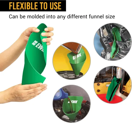 Miniatura 7 de EWK Bomba extractora de aceite al vacío de 6L Extractor de fluidos Bomba de cambio de aceite y embudo de aceite flexible Herramienta de drenaje