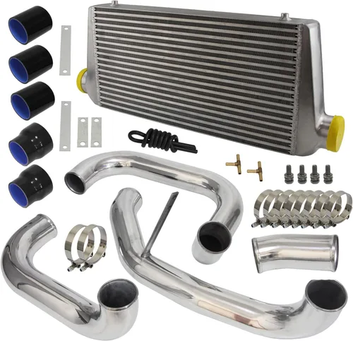 Miniatura 10 de Kit de intercooler para Nissan Skyline GT-R R32 HCR32 HNR32 RB20DET; R33 ECR33 GTS RB25DET; R34 ER34 GTT RB25DET, 1989-2001 Bolt On