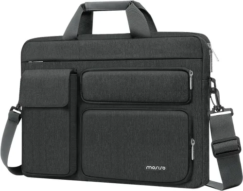 Miniatura 14 de MOSISO - Bolsa de hombro para portátil de 15.6 pulgadas, 15-15.6 pulgadas, Funda para computadora compatible con MacBook Pro de 16 pulgadas, HP