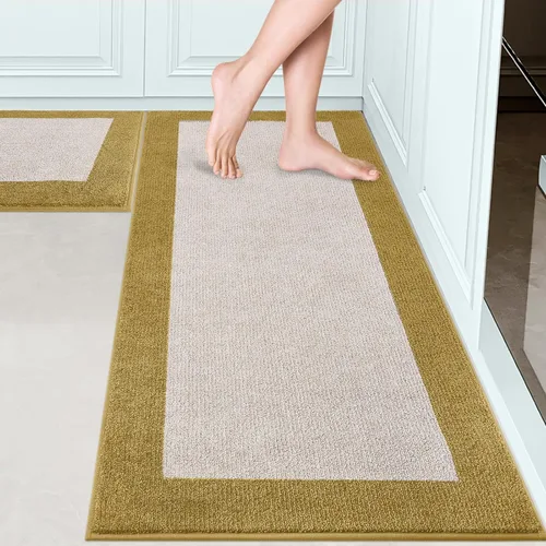 Miniatura 54 de Indoor Door Mat 20" x 32", Washable Kitchen Rug, Non Slip Entryway Rug for Floor, Absorbent Entrance Throw Rug for Laundry, Bathroom, Door