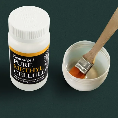 Miniatura 5 de LINECO Adhesivo de Celulosa Metílica de pH Neutro, 1.5 Oz, Pegamento Multiusos Libre de Ácido, Secado Rápido y Transparente, Soluble en Agua