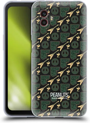 Miniatura 381 de Head Case Designs Funda de gel Woodstock 50th con licencia oficial de Peanuts Snoopy Guitar 1969 [protección de grado militar] compatible