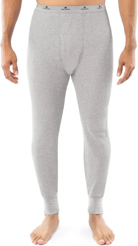 Miniatura 6 de Indera - Pantalón térmico de algodón pesado para hombre con punto de panal Johns de largo