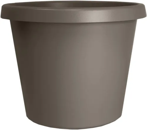 Miniatura 36 de The HC Companies Maceta redonda de plástico Prima con borde enrollado - Maceta para flores ligera y resistente a los rayos UV para hierbas y más