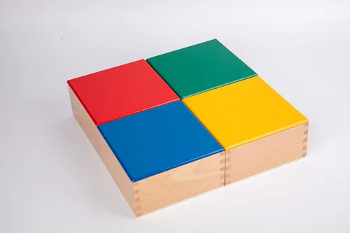 Miniatura 5 de Montessori Bloques de cilindros de color de madera sin pomos, bloques de arreglos apilados para juegos de bebé, juguetes apilables para niños