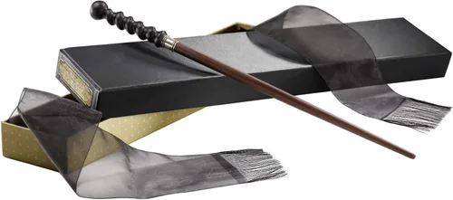 The Noble Collection Fantastic Beasts Abernathy Wand en caja de coleccionista – Varita del mundo mágico de 14 pulgadas – Juego de película de