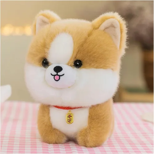Miniatura 10 de Animal de peluche para perro, juguete de peluche de imitación, almohada de peluche de peluche, regalos para niños y niñas (negro, 9.8 pulgadas)