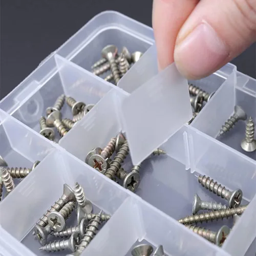 Miniatura 5 de Utoolmart Caja de herramientas de 9 pulgadas, caja de almacenamiento con compartimento de PP, organizador y almacenamiento para herramientas
