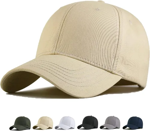 Gorra de béisbol de gran tamaño XXL para hombres, sombreros de cabeza grande, sombrero de papá ajustable de 23.6 a 26.8 pulgadas
