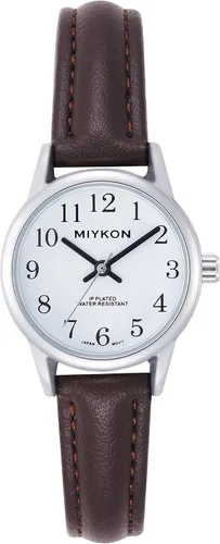 Miniatura 15 de Miykon Dainty Minimalist Dress Watches for Women – Small Easy Reader Analog Watch with Genuine Leather Strap and Second Hand – Japanese Quartz