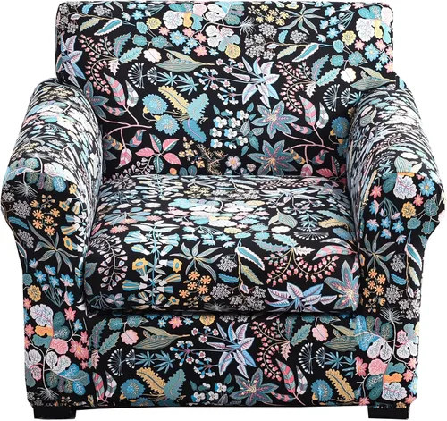 Miniatura 104 de Fundas elásticas para sofá de 1/2/3 cojines, funda estampada con fundas de cojín de asiento separadas, fundas de sofá lavables, protector de muebles