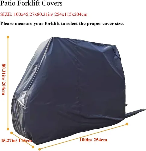 Miniatura 2 de Cubierta para carretilla elevadora 420D Oxford impermeable resistente control carretilla elevadora cubierta de lluvia universal carretillas