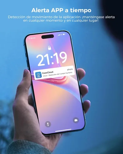 Miniatura 5 de Cámara de seguridad inalámbrica Hiseeu de 8MP, cámara WiFi 4K de 5G/2.4G, visión nocturna a todo color, detección de movimiento, audio de dos vías