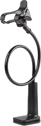 Miniatura 7 de ITART Plástico Flexible Brazos Largo Cuello De Cisne Clip Abrazadera Soporte Universal Teléfono Celular Titular - Negro