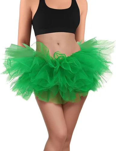 Tutús para mujeres, faldas de tul tutú para adultos, disfraces para mujeres, 5 capas, faldas tutú para niñas, adolescentes, Halloween, ballet