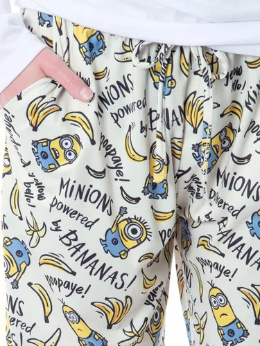 Miniatura 4 de Despicable Me Womens' Minions Powered By Bananas Sleep Pajama Pants