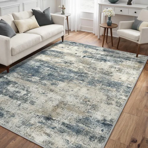 Miniatura 15 de GENIMO Alfombra antideslizante de 2 x 6 pies, lavable para pasillos de cocina, alfombras de cocina modernas abstractas, alfombra ligera de pelo bajo
