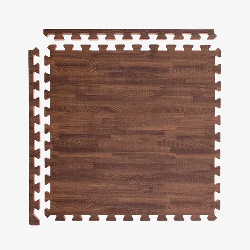 Miniatura 3 de IncStores baldosas de madera blanda de 2' x 2' con bordes 5/8" - Roble oscuro