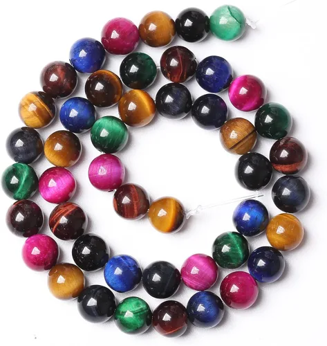 Miniatura 91 de 45 cuentas de turquesa de 0.315 pulgadas con concha de howlita azul perla y turquesa cuentas de piedra para hacer joyas, pulseras, collares, aretes