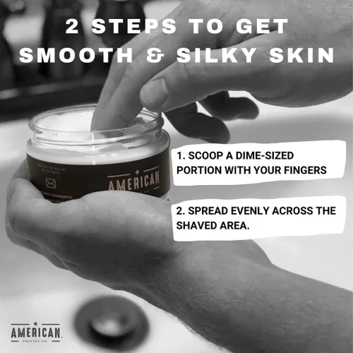 Miniatura 4 de American Shaving Co. Bálsamo para después del afeitado para suavizar (aroma a sándalo), calma e hidrata la cara después del afeitado, trata