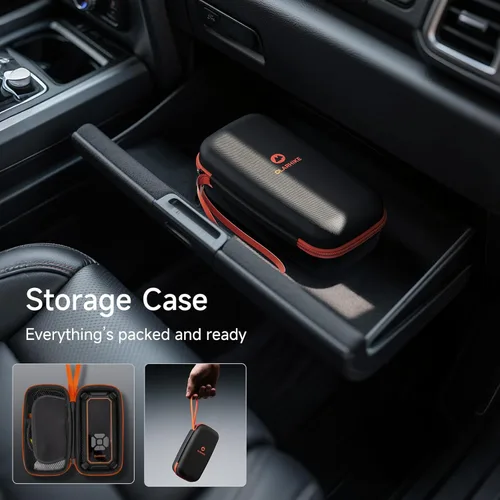 Miniatura 7 de OlarHike Inflador de neumáticos inalámbrico, compresor de aire portátil, inflado rápido 3X, batería de 12000 mAh, bomba de aire para neumáticos