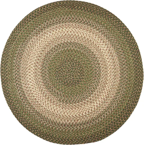 Miniatura 30 de Rhody Rug Easy Living EL33 Taupetone - Alfombra ovalada trenzada de 4 x 6 pies, decoración del hogar, tapete para piso o dormitorio, de fácil