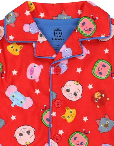 Miniatura 6 de CoComelon Conjunto de pijama de franela para niños y niñas pequeñas